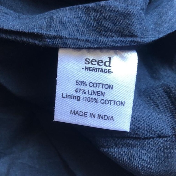 Seed Linen Mini Skirt Size 14 - Picture 11 of 14